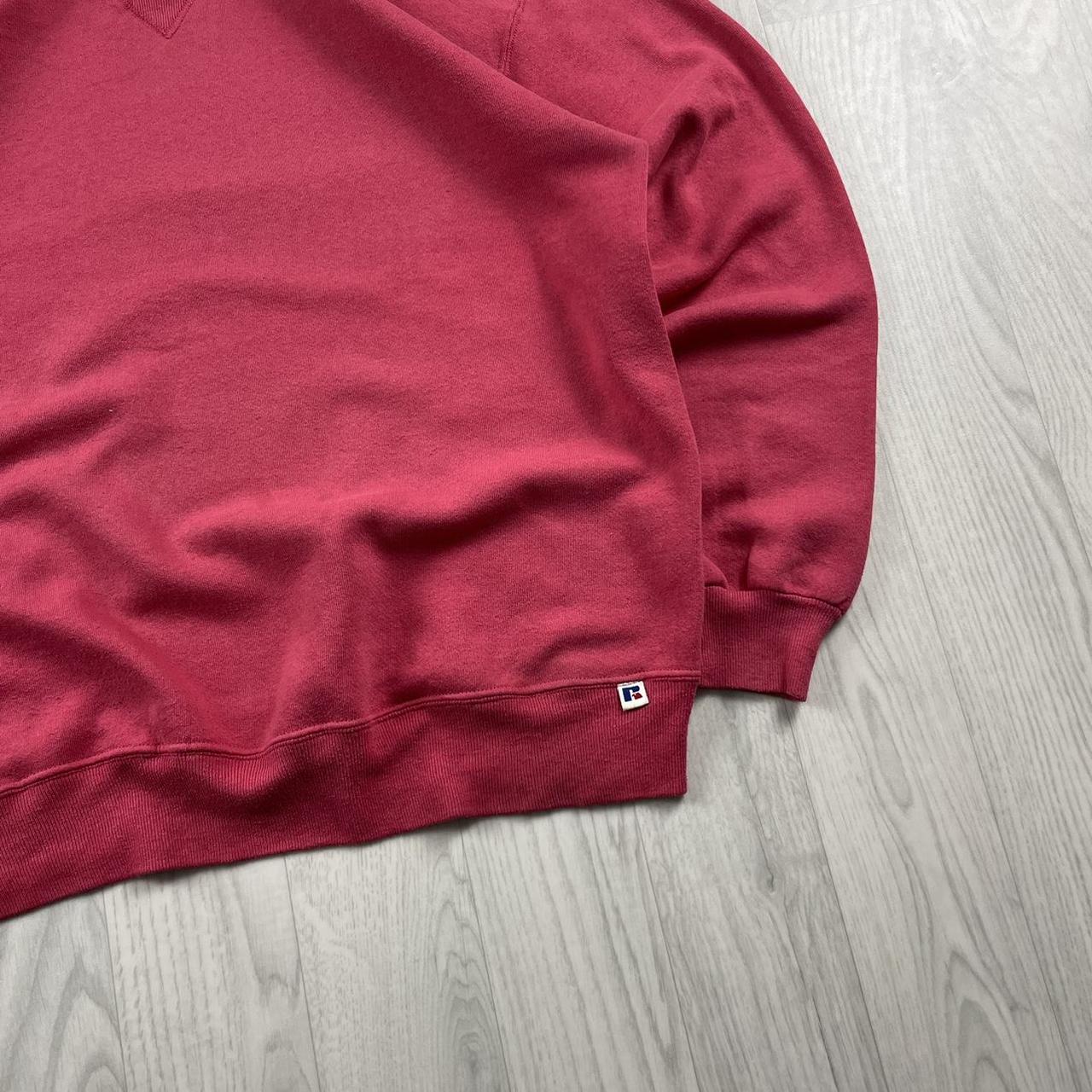 VINTAGE RUSSELL ATHLETIC BLANK SWEATSHIRT PINK (L)