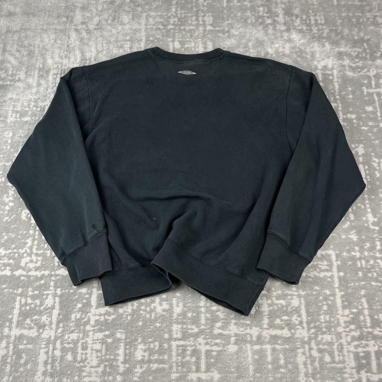 VINTAGE Y2K UMBRO SPELL OUT BOXY SWEATSHIRT BLACK