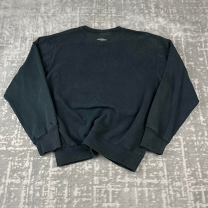 VINTAGE Y2K UMBRO SPELL OUT BOXY SWEATSHIRT BLACK