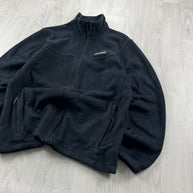 VINTAGE Y2K COLUMBIA UTILITY FLEECE JACKET BLACK