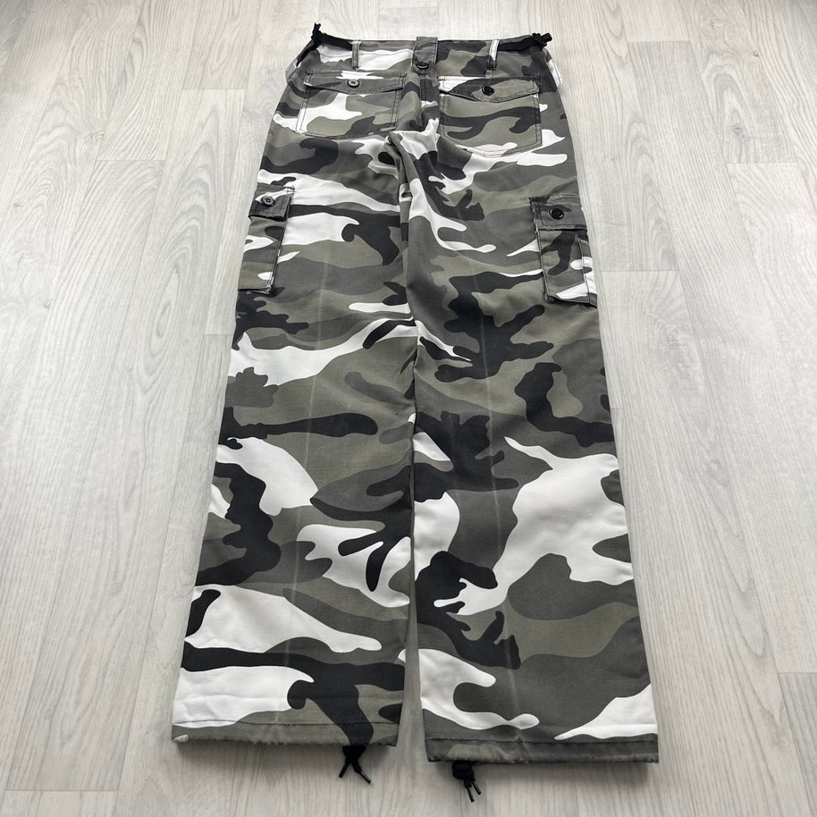 VINTAGE UTILITY BAGGY CAMO CARGO PANTS