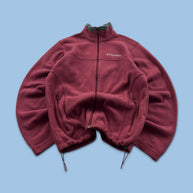 VINTAGE Y2K COLUMBIA ZIP UP FLEECE JACKET RED