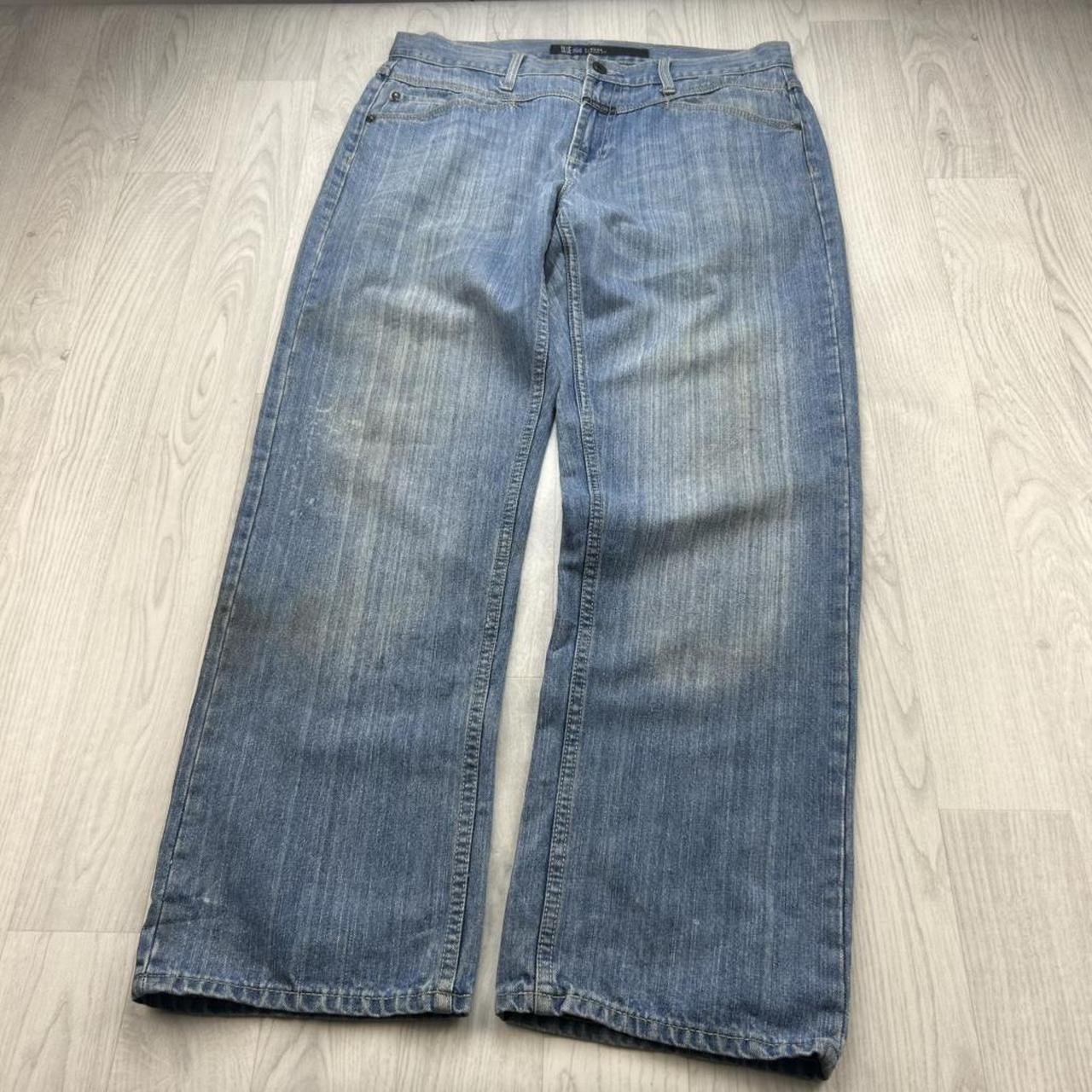 VINTAGE Y2K MARITHE FRANCOIS GIRBAUD BAGGY JEANS BLUE