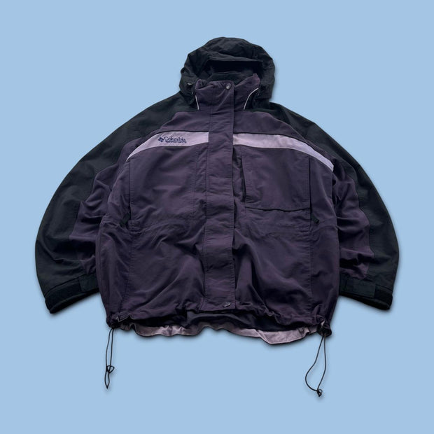 VINTAGE Y2K COLUMBIA TECHNICAL UTILITY SKI JACKET PURPLE