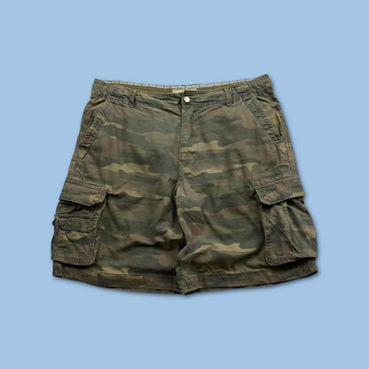 VINTAGE Y2K FADED GLORY BAGGY CAMO CARGO SHORTS