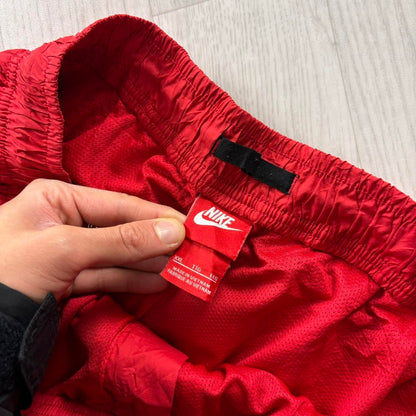 VINTAGE Y2K NIKE BAGGY TRACKSUIT BOTTOMS RED