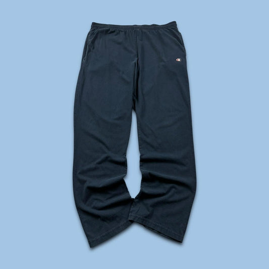VINTAGE 00s CHAMPION BAGGY LIGHTWEIGHT SWEATPANTS NAVY