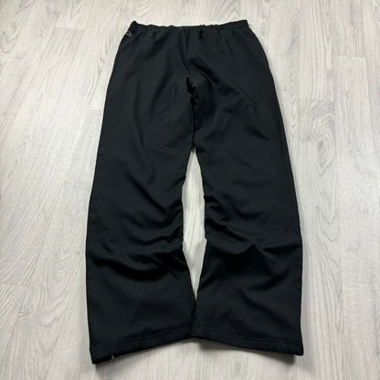 VINTAGE Y2K REEBOK BAGGY TRACKSUIT BOTTOMS BLACK