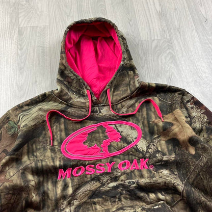 VINTAGE REALTREE MOSSY OAK HOODIE CAMO PINK