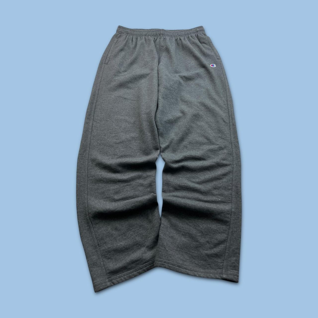 VINTAGE Y2K CHAMPION BAGGY COTTON SWEATPANTS GREY