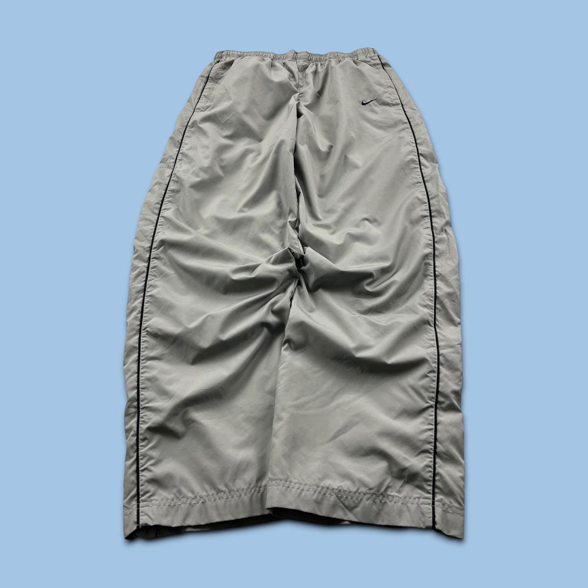 VINTAGE Y2K NIKE BAGGY TRACKSUIT BOTTOMS GREY