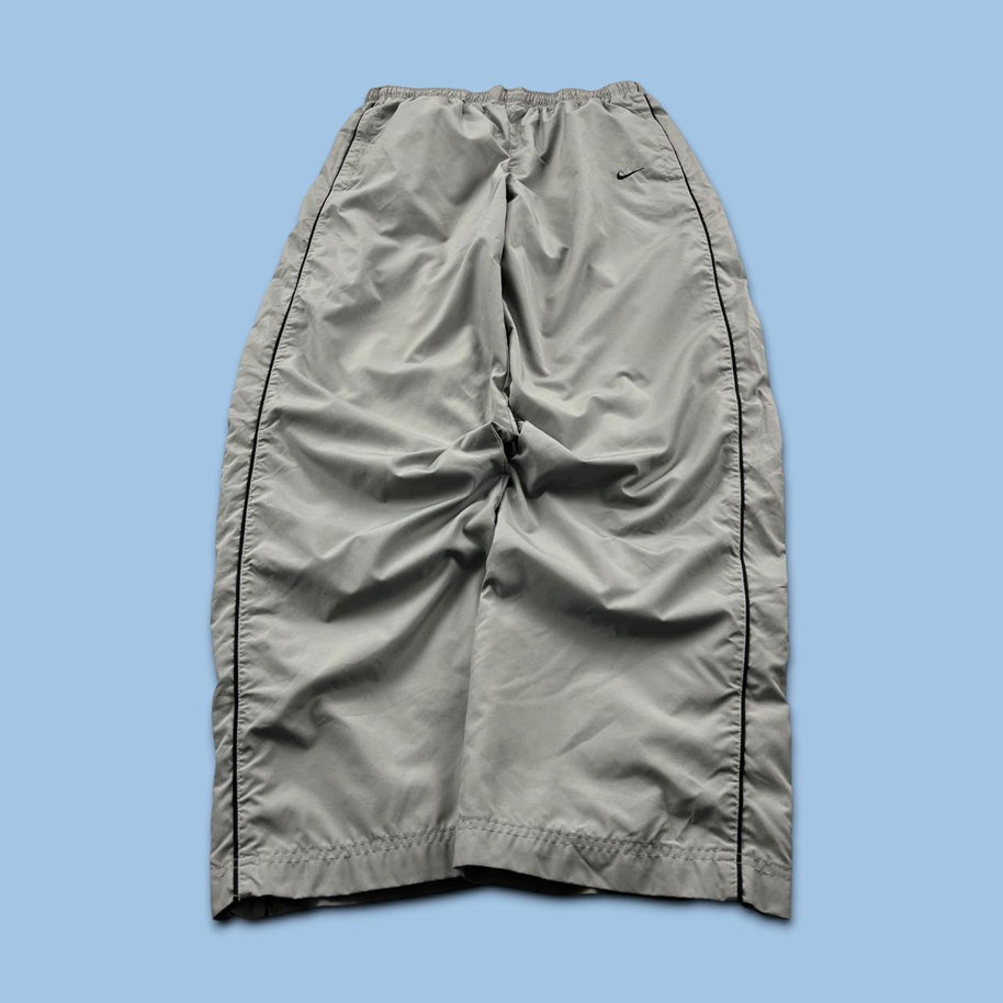 VINTAGE Y2K NIKE BAGGY TRACKSUIT BOTTOMS GREY
