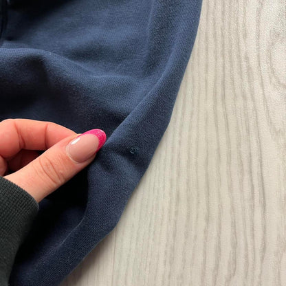 VINTAGE Y2K NIKE SPELL OUT HOODIE NAVY