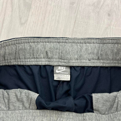 VINTAGE Y2K NIKE LOW RISE BAGGY WIDE LEG TRACKSUIT BOTTOMS NAVY