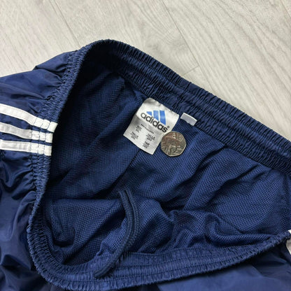 VINTAGE Y2K ADIDAS BAGGY TRACKSUIT BOTTOMS NAVY