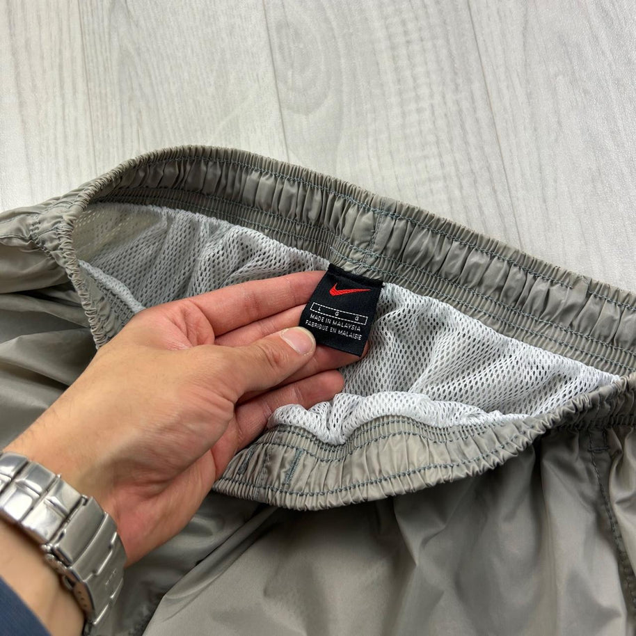 VINTAGE Y2K NIKE BAGGY TRACKSUIT BOTTOMS GREY
