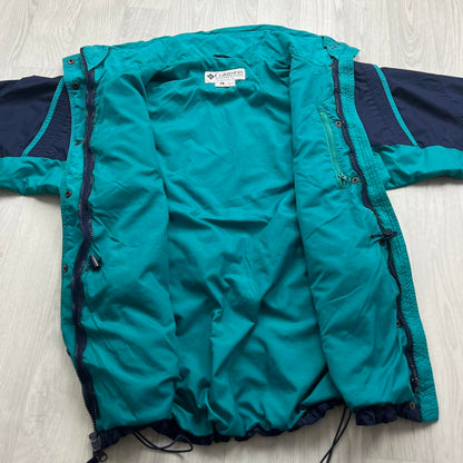 VINTAGE 00s COLUMBIA TECHNICAL HEAVY SKI JACKET NAVY