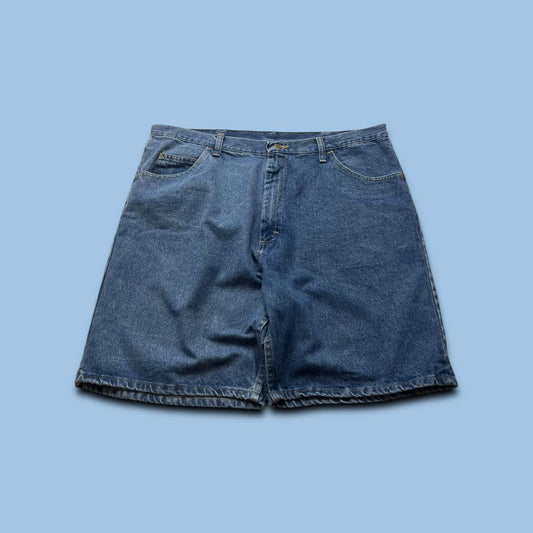 VINTAGE Y2K WRANGLER BAGGY JORTS BLUE