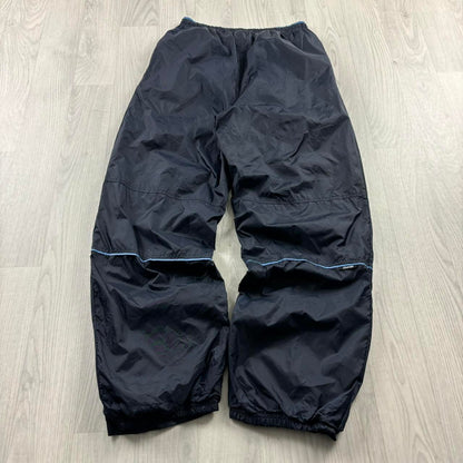 VINTAGE Y2K STARTER BAGGY TRACKSUIT BOTTOMS NAVY / BABY BLUE
