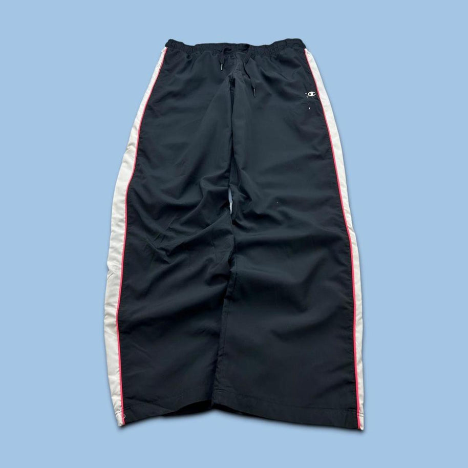 VINTAGE Y2K CHAMPION BAGGY TRACKSUIT BOTTOMS BLACK