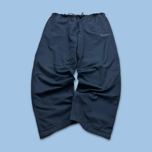 VINTAGE Y2K CHAMPION BAGGY TRACKSUIT BOTTOMS NAVY