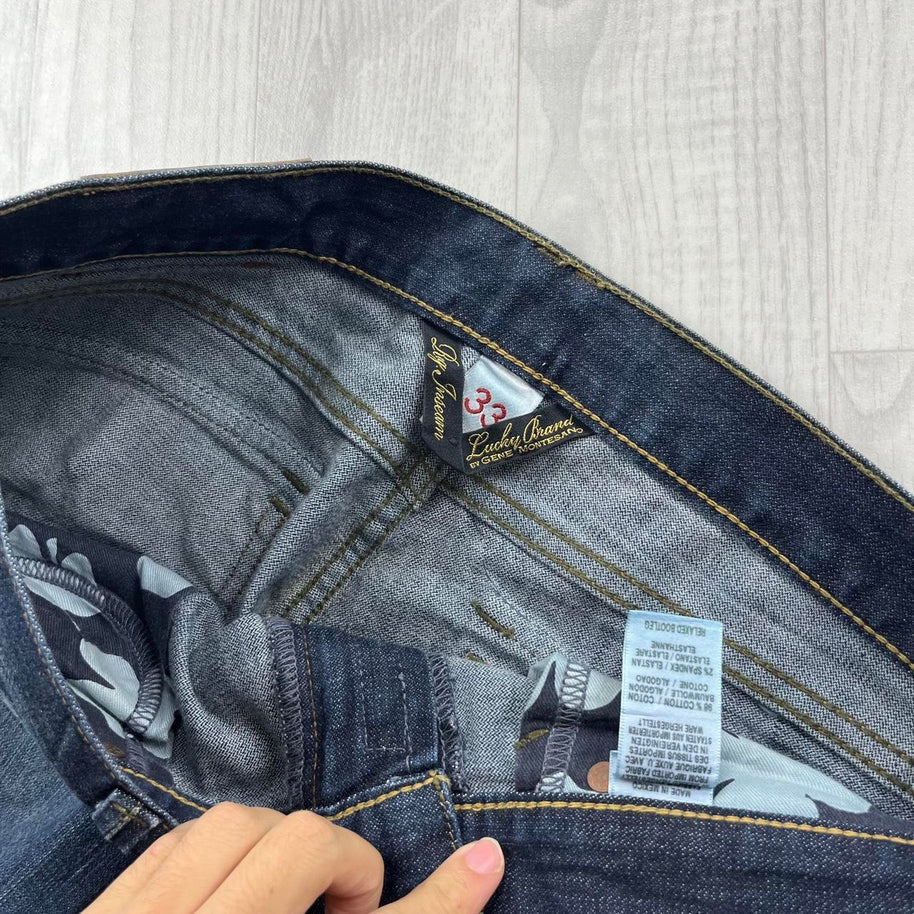 VINTAGE Y2K LUCKY BRAND BAGGY JEANS NAVY BLUE