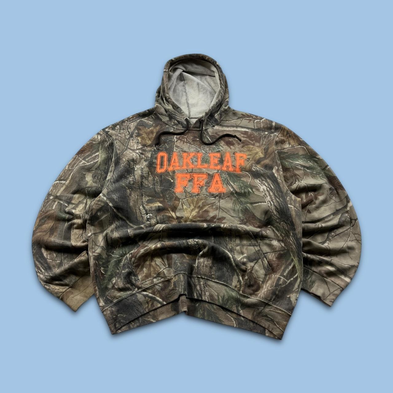 VINTAGE RUSSELL OUTDOORS REALTREE HOODIE CAMO