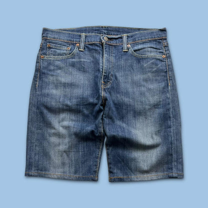 VINTAGE 00s LEVIS 513 JORTS BLUE