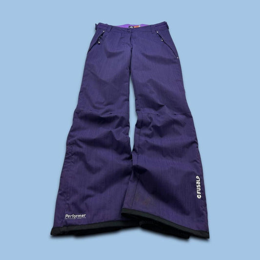 VINTAGE Y2K FUSALP LOW RISE SKI PANTS SALOPETTES PURPLE