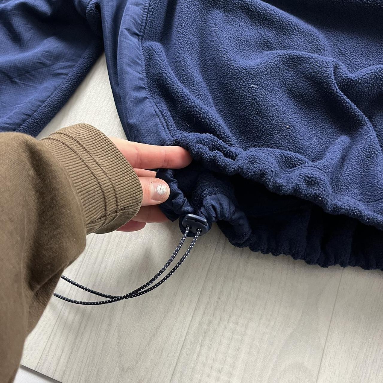 VINTAGE Y2K STARTER ZIP UP FLEECE NAVY