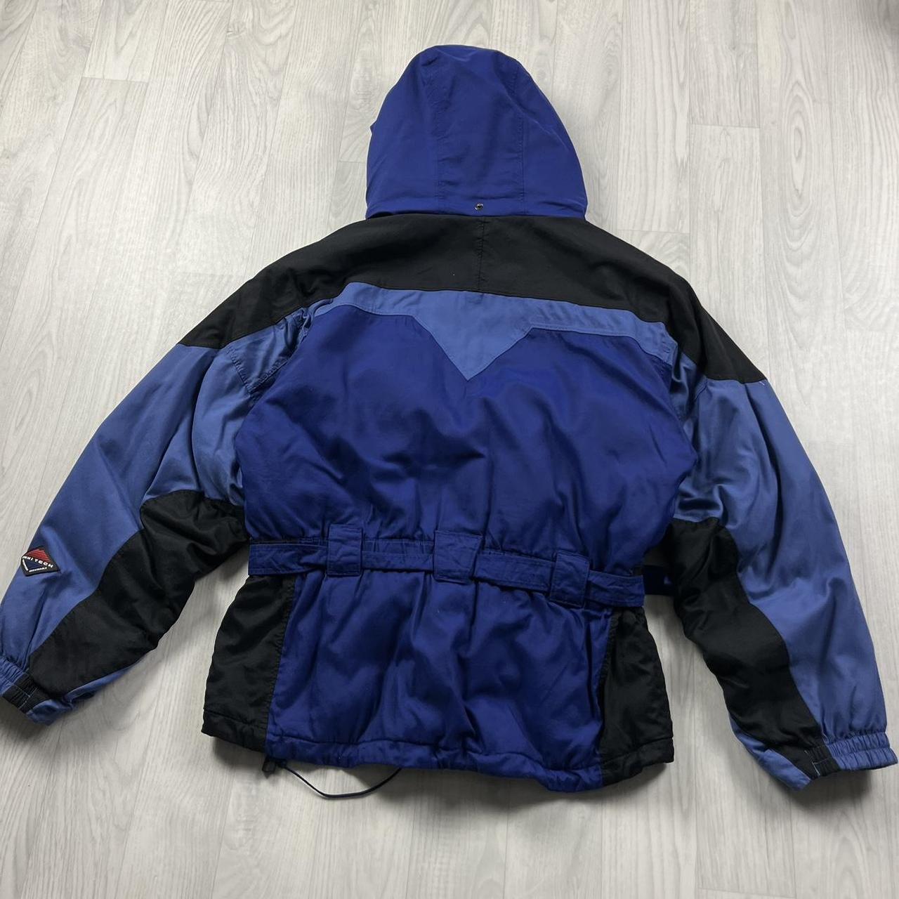 VINTAGE 00s COLUMBIA TECHNICAL HOODED SKI JACKET BLUE