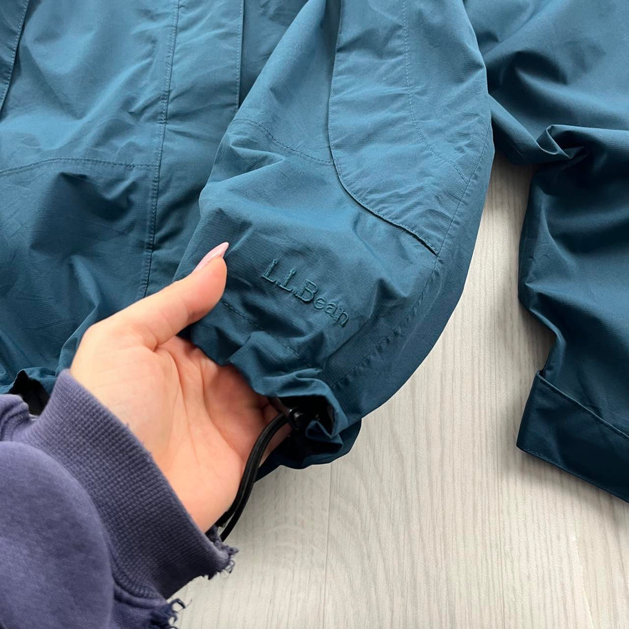 VINTAGE Y2K L L BEAN TECHNICAL LIGHTWEIGHT JACKET DARK GREEN