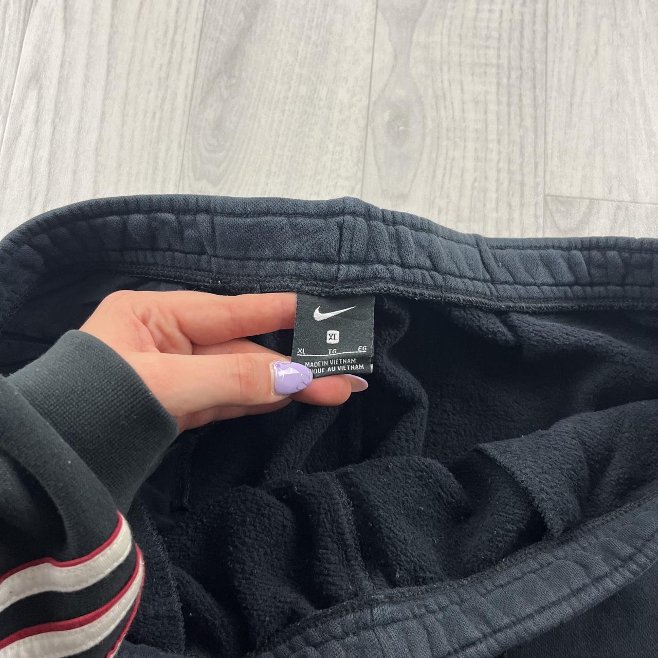 NIKE BAGGY COTTON SWEATPANTS BLACK