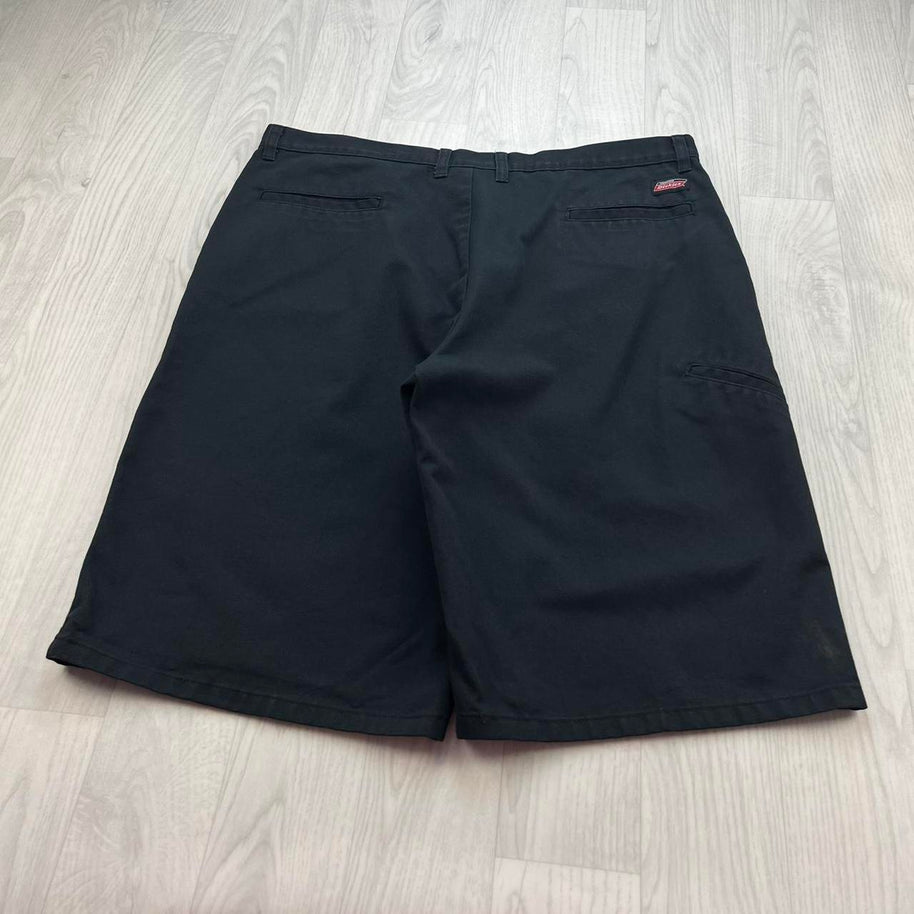 VINTAGE Y2K DICKIES BAGGY SKATER SHORTS BLACK