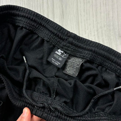 VINTAGE Y2K STARTER BAGGY TRACKSUIT BOTTOMS BLACK