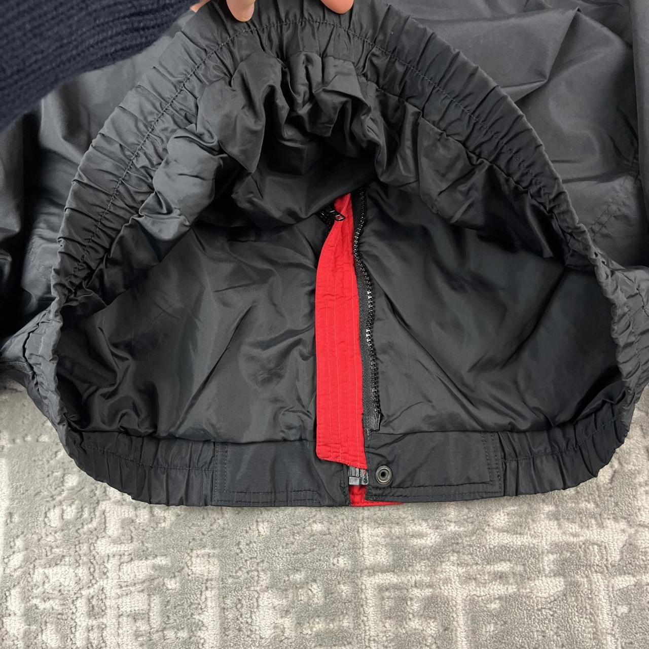 VINTAGE 00s COLUMBIA UTILITY BOMBER JACKET BLACK RED