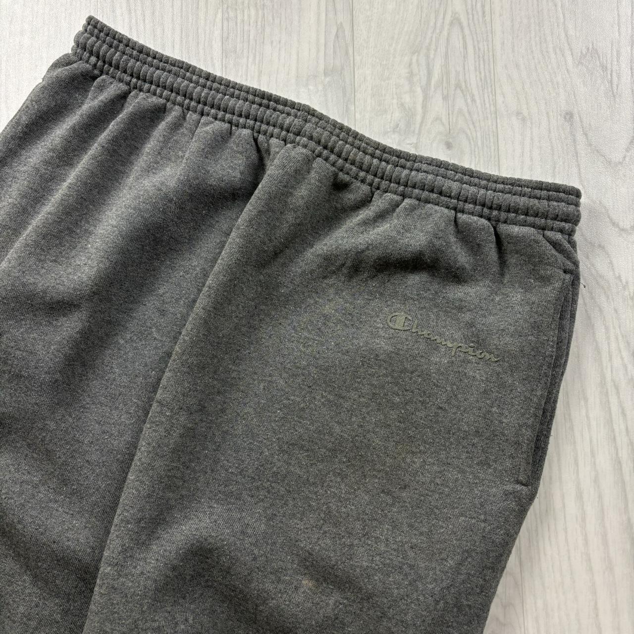 VINTAGE 00s CHAMPION BAGGY COTTON SWEATPANTS GREY