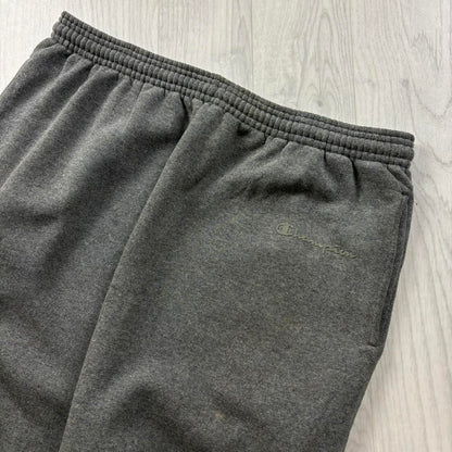 VINTAGE 00s CHAMPION BAGGY COTTON SWEATPANTS GREY