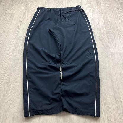 VINTAGE Y2K NIKE WIDE LEG TRACKSUIT BOTTOMS NAVY