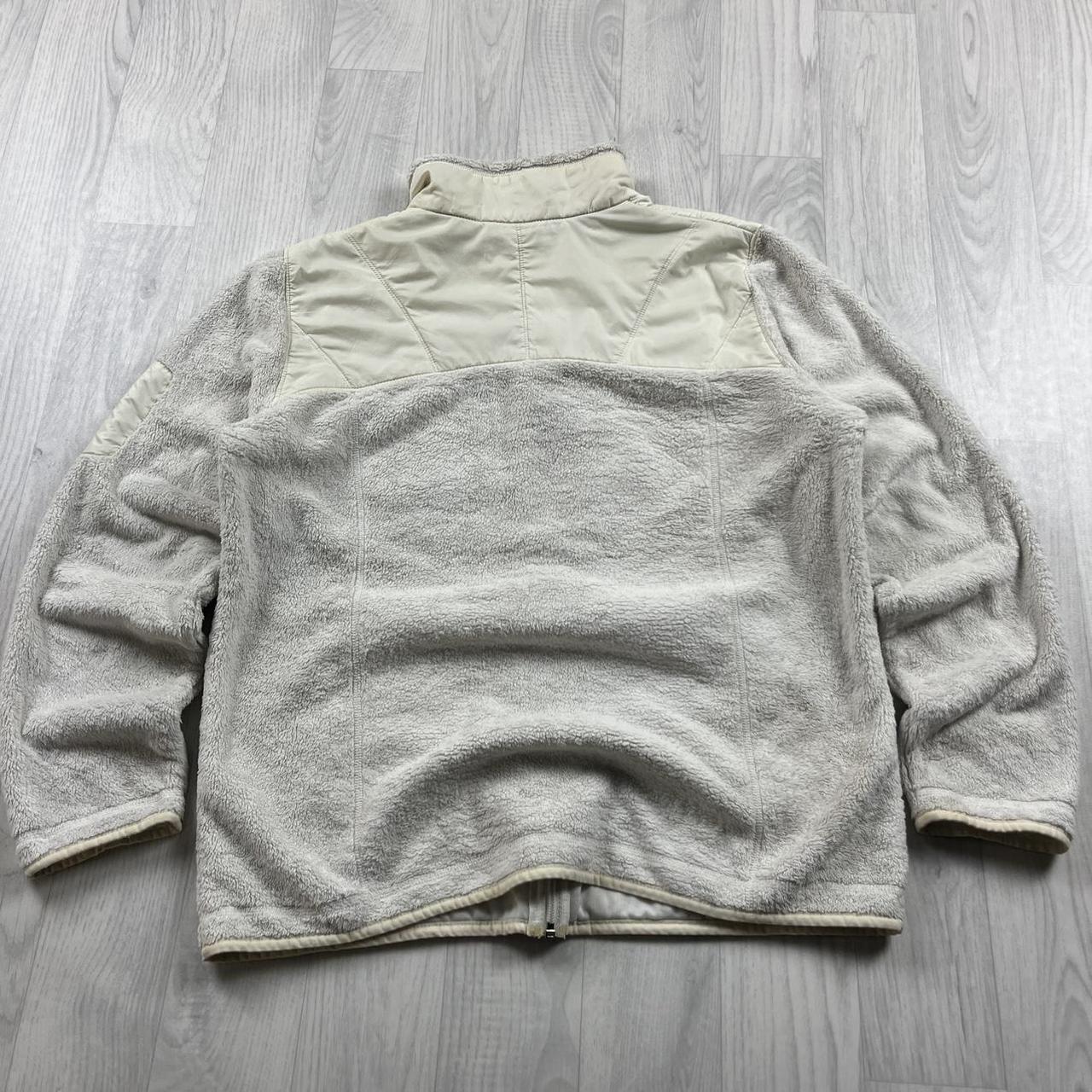 VINTAGE Y2K NIKE ACG ZIP UP TECHNICAL FLEECE WHITE CREAM