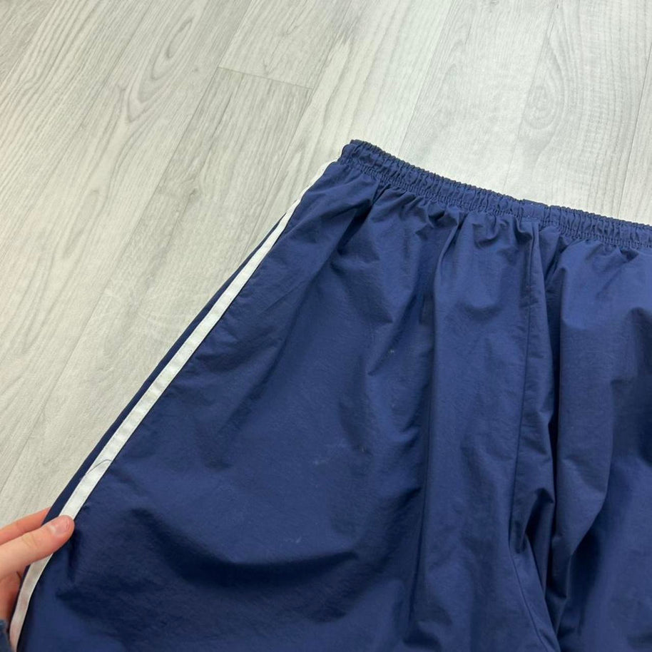VINTAGE Y2K ADIDAS BAGGY TRACKSUIT BOTTOMS NAVY
