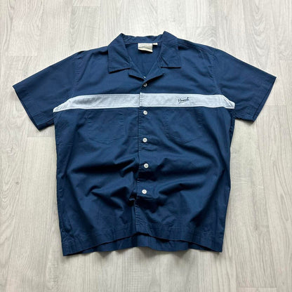 VINTAGE Y2K HOOCH SHORT SLEEVE SHIRT NAVY