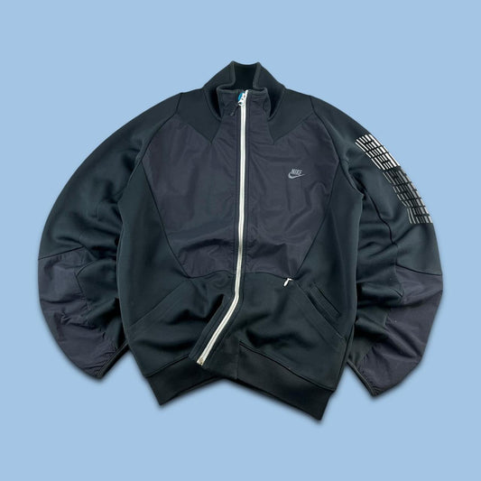 VINTAGE Y2K NIKE WINDBREAKER TRACKSUIT JACKET BLACK