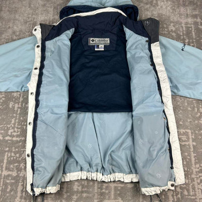 VINTAGE 00s COLUMBIA VERTEX TECHNICAL UTILITY JACKET NAVY BLUE