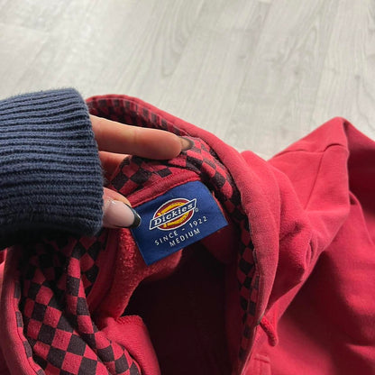 VINTAGE Y2K DICKIES ZIP HOODIE RED