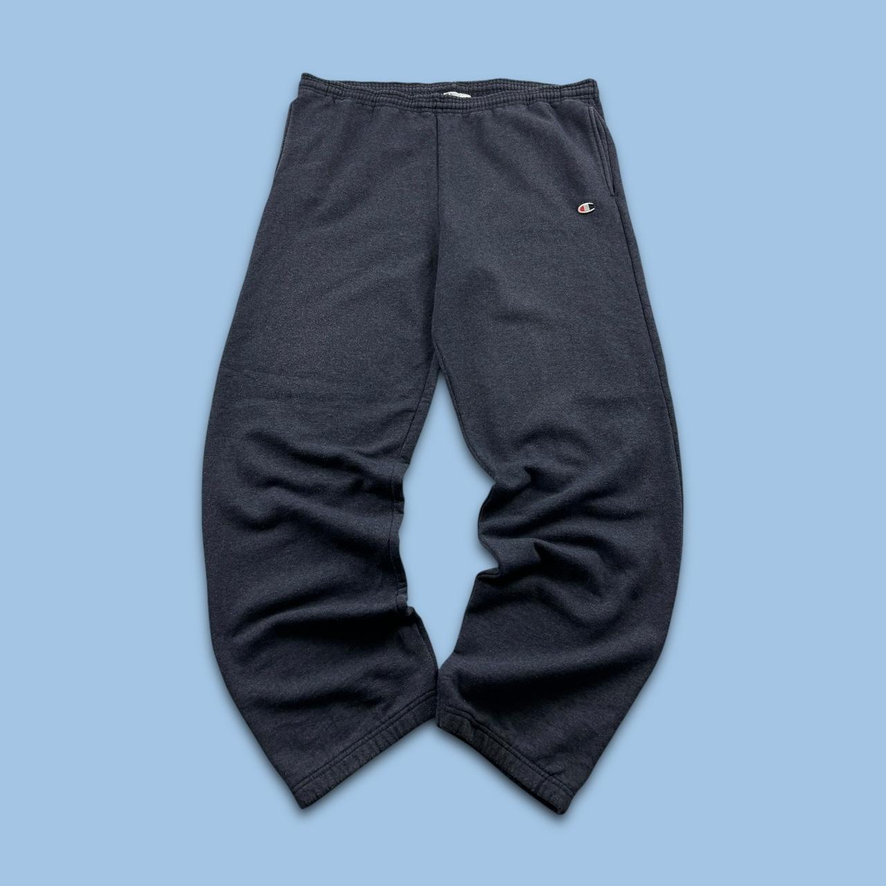 VINTAGE 00s CHAMPION BAGGY COTTON SWEATPANTS NAVY