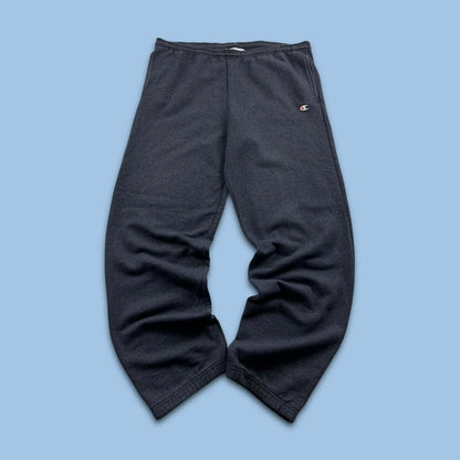 VINTAGE 00s CHAMPION BAGGY COTTON SWEATPANTS NAVY