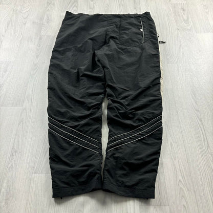 VINTAGE Y2K ADIDAS BAGGY TRACKSUIT BOTTOMS BLACK