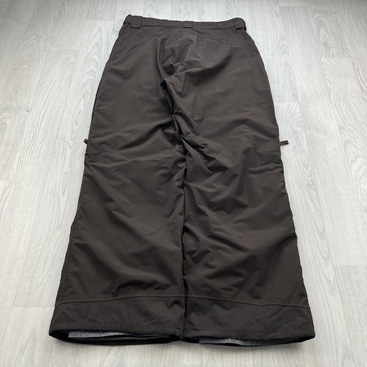 VINTAGE Y2K THE NORTH FACE BAGGY SKI PANTS SALOPETTES BROWN