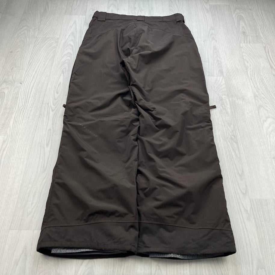 VINTAGE Y2K THE NORTH FACE BAGGY SKI PANTS SALOPETTES BROWN